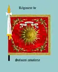 régiment de Saluces cavalerie, avers