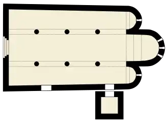 Plan de l'église.