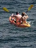 Kayak sur le lac Apoyo.