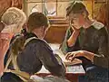 Enfants lisant, Pekka Halonen
