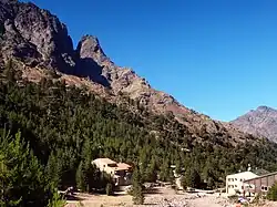 Refuge d'Asco-Stagnu (1&nbsp;422&nbsp;m).