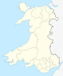Localisation sur la carte du Pays de Galles