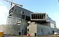 Fin de la réalisation de la structure en béton, fin décembre 2008