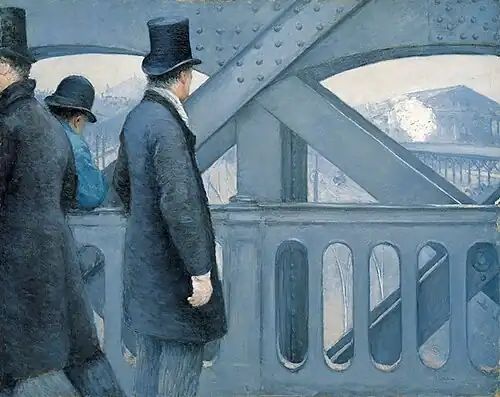 Gustave Caillebotte, Sur le pont de l'Europe, 1876-1877.