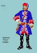 régiment Royal dragons de 1733 à 1750