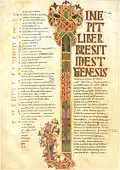 Incipit de la Genèse