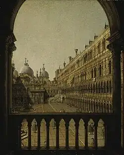 Cour intérieure du palais des doges, vers 1756 Fitzwilliam Museum[14]