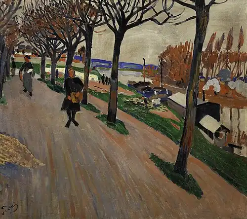 La Seine au Pecq, 1904 – musée national d'Art moderne, Paris.
