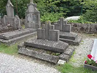 Tombes anciennes de Cyriaque Cagnoncle et Sophie Langrand.