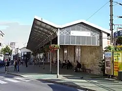 La halle du Refoulons, chemin de fer qui relia la commune à Montmorency de 1866 à 1954.