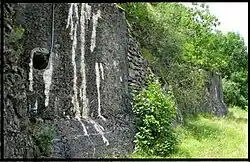 À Gratuse, ouvrage fortifié de la ligne Maginot alpine.