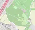 Plan du Domaine du château de Montjean.