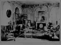 Château de Monthorin ː le grand salon en 1908 (revue La Vie à la campagne du 1er février 1908, page 76).