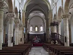 L'intérieur de l'église Saint-Martin.