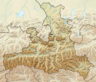 Voir sur la carte topographique de Land de Salzbourg