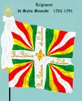 régiment de Salis-Samade de 1782 à 1791