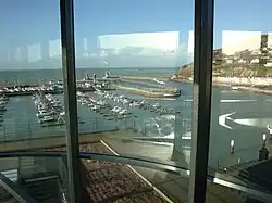 Musée des Pêcheries, Fécamp vue du Belvédère sur le port