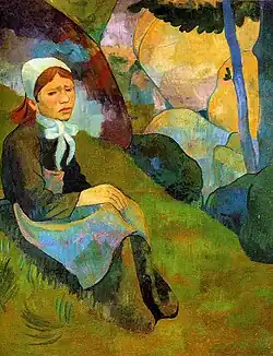 Paul Sérusier, Solitude, 1890-1892, huile sur toile.