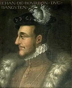 Jean, comte de Soissons. Portrait de la « galerie des illustres » du château de Beauregard, XVIIe&nbsp;siècle.