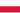 Drapeau de la Pologne
