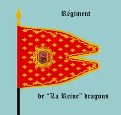 Guidon du régiment de La Reine dragons