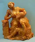 Cimon et Pera, 1690, inspiré de la scène appelée charité romaine.