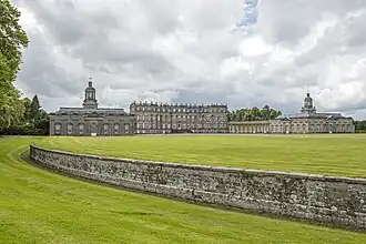 Le haha de Hopetoun House, Écosse.