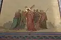 Jésus rencontre sa sainte mère.