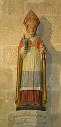 La statue de saint Armel.