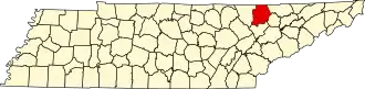 Localisation de Comté de Campbell(Campbell County)