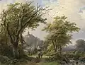 Wanderer am Bach (1854)