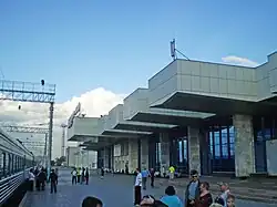 La gare de Pavlodar en 2009.