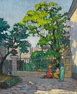 Vue extérieure en 1908.