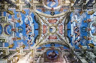 La Jérusalem céleste : plafond du XVIIe&nbsp;siècle.