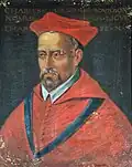 Charles de Bourbon, archevêque de Rouen et cardinal-légat d'Avignon.