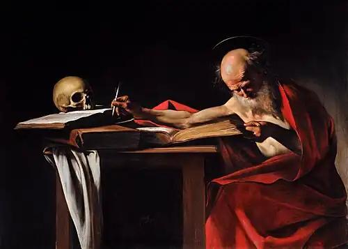 Saint Jérôme écrivant