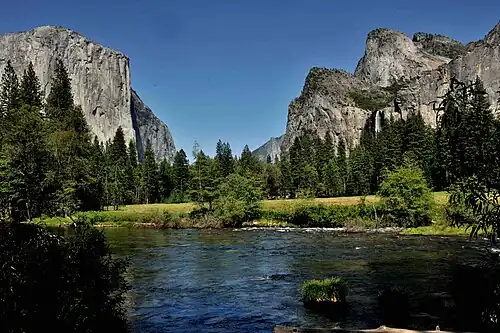 La vallée glaciaire de Yosemite.