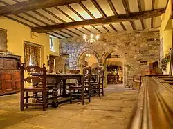Grande salle de Washington Old Hall (XIIe siècle)