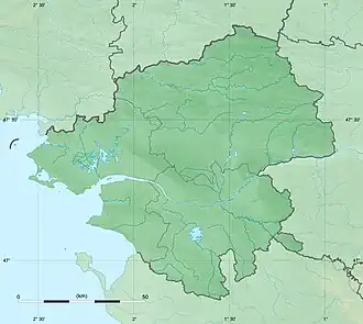 Voir sur la carte topographique de la Loire-Atlantique