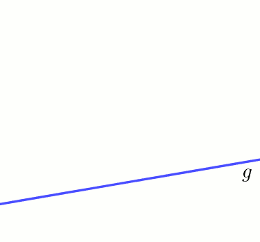 Konstruktion eines rechten Winkels in einem Punkt '"`UNIQ--postMath-00000026-QINU`"', einer Gerade '"`UNIQ--postMath-00000027-QINU`"'.