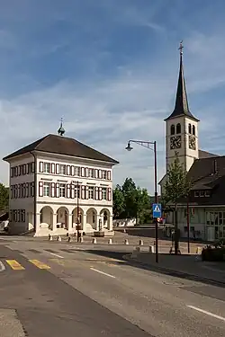 Abzweigung der H274 in Röschenz