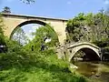Brücken über die Cure, rechts die „alte“ Brücke