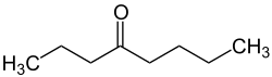 Strukturformel von 4-Octanon