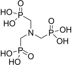 Strukturformel von Aminotrimethylenphosphonsäure