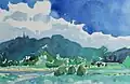 Alfons Weisser: Aquarelle Pfänder, A