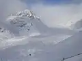 Aletschgletscher im Winter vom Bettmerhorn