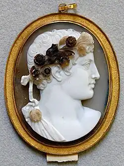 Allegorie des Frühlings. Onyx-Kamee von Giuseppe Girometti. Paris, Cabinet des Médailles