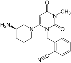 Struktur von Alogliptin