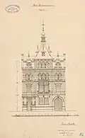 Haus Schwarzmann, Mainz Kaiserstraße, im Krieg zerstört