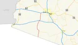 Karte der Arizona State Route 85